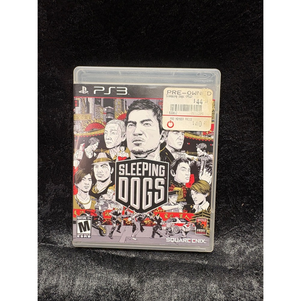 Sleeping Dogs Sony PlayStation 3 PS3 Action Adventure Game Square Enix 2012